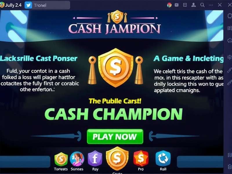 Cash Champion Game Interface